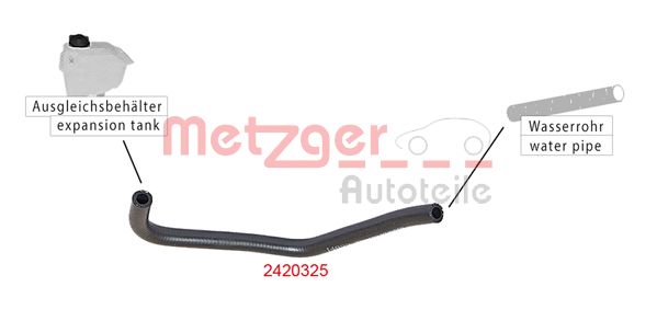 METZGER 2420325 Kühlerschlauch